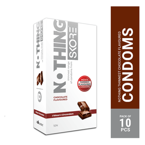 Skore Nothing Thinnest Chocolate Flavoured Condoms 10's Pack